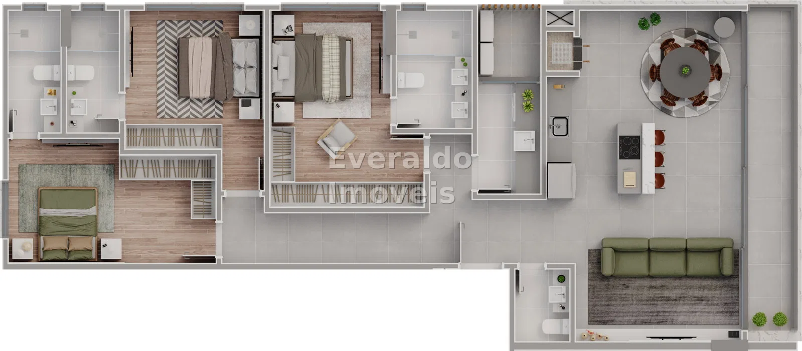 Apartamento com 3 dormitórios à venda sendo 3 suítes, 164.0 m² por - R$ 3.850.000,00 - praia brava de itajaí - Itajaí/SC — praia brava de itajaí, foto 20